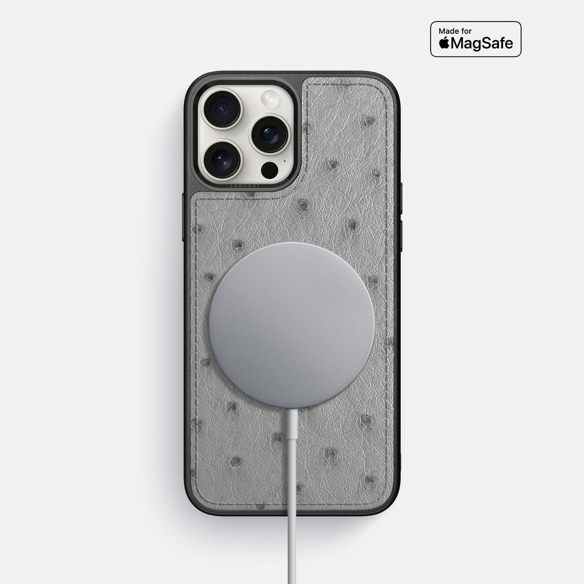 Silver iPhone 16 Pro Max Sport Case Ostrich -4 | Silver