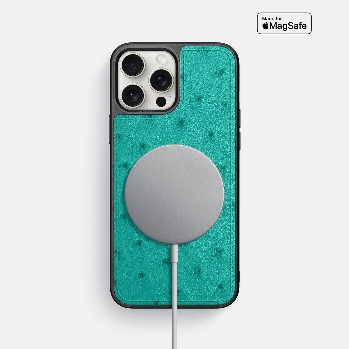Turquoise iPhone 16 Pro Max Sport Case Ostrich -5 | Turquoise