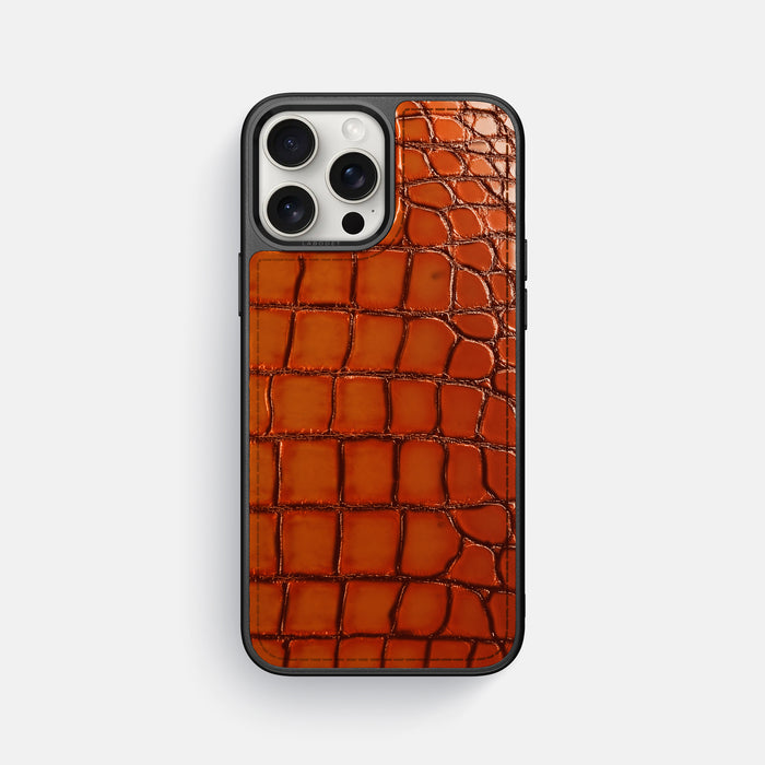Clay-Court iPhone 16 Pro Max Sport Case Patina Alligator -1 | Clay-Court