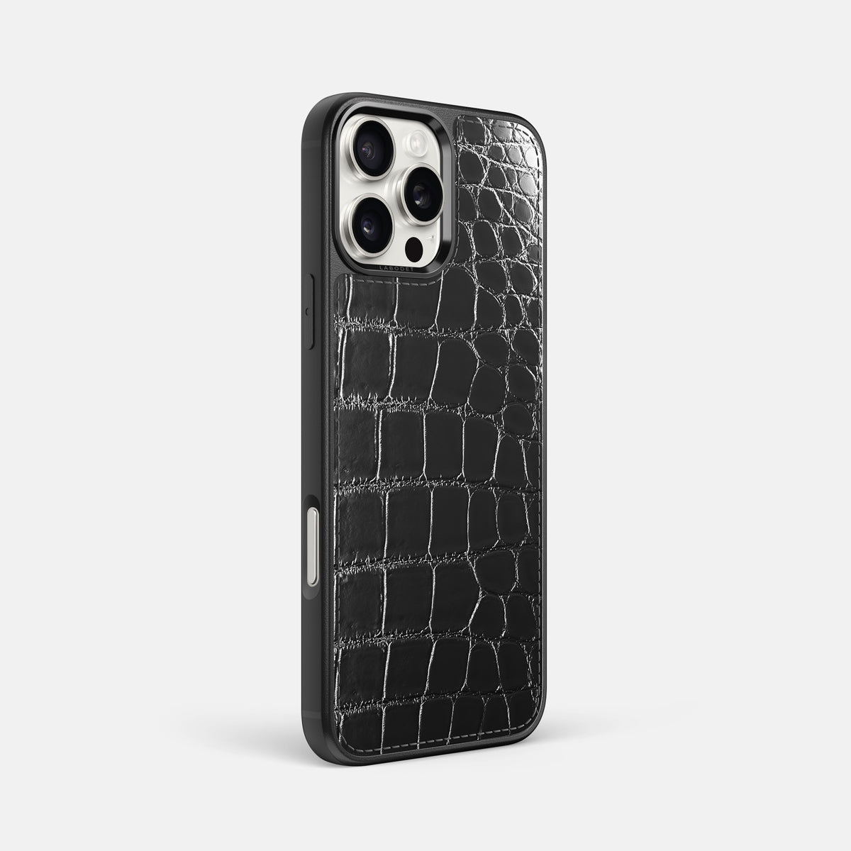 Havana-Black iPhone 16 Pro Max Sport Case Patina Alligator -2 | Havana-Black