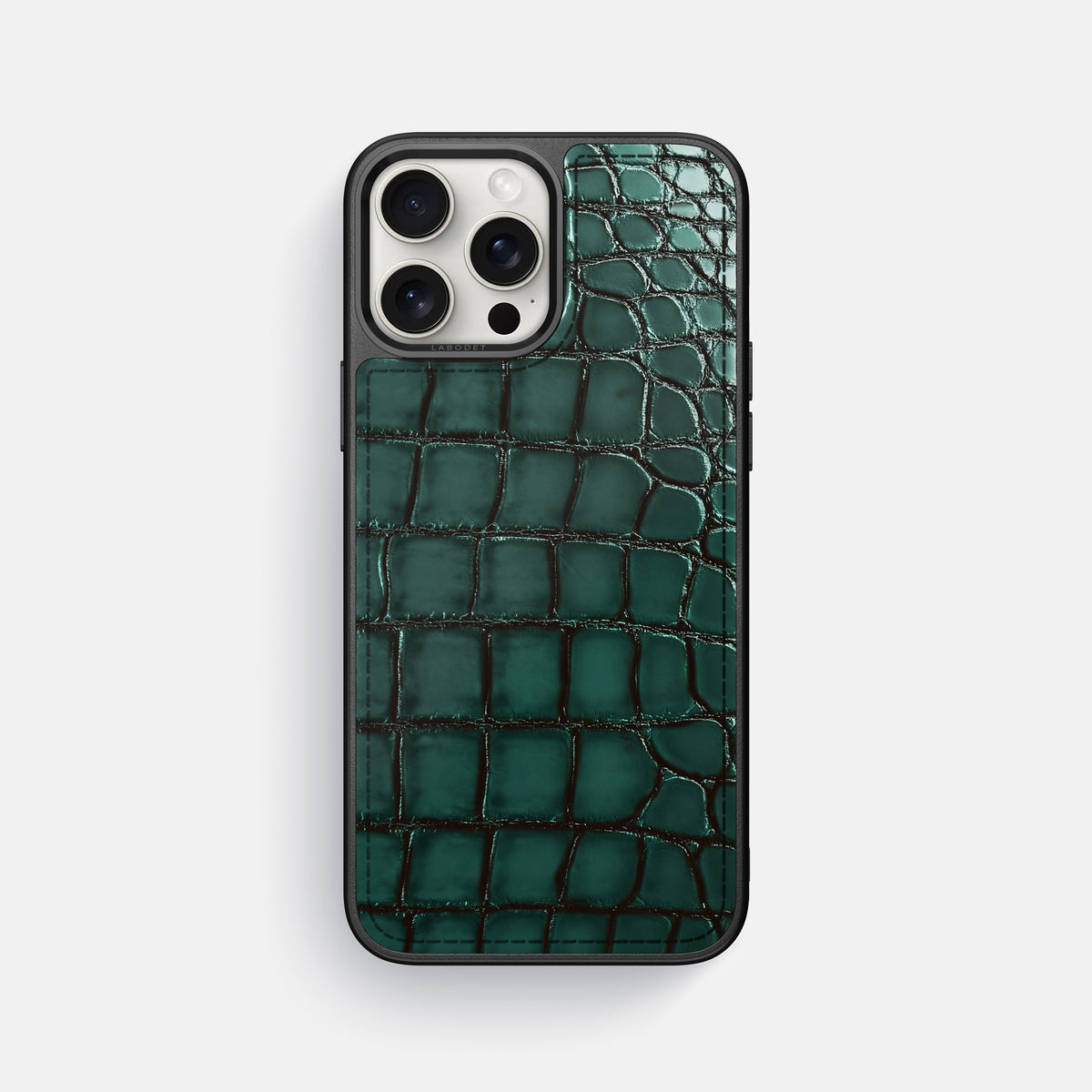 Green iPhone 16 Pro Max Sport Case Patina Alligator -1 | Green