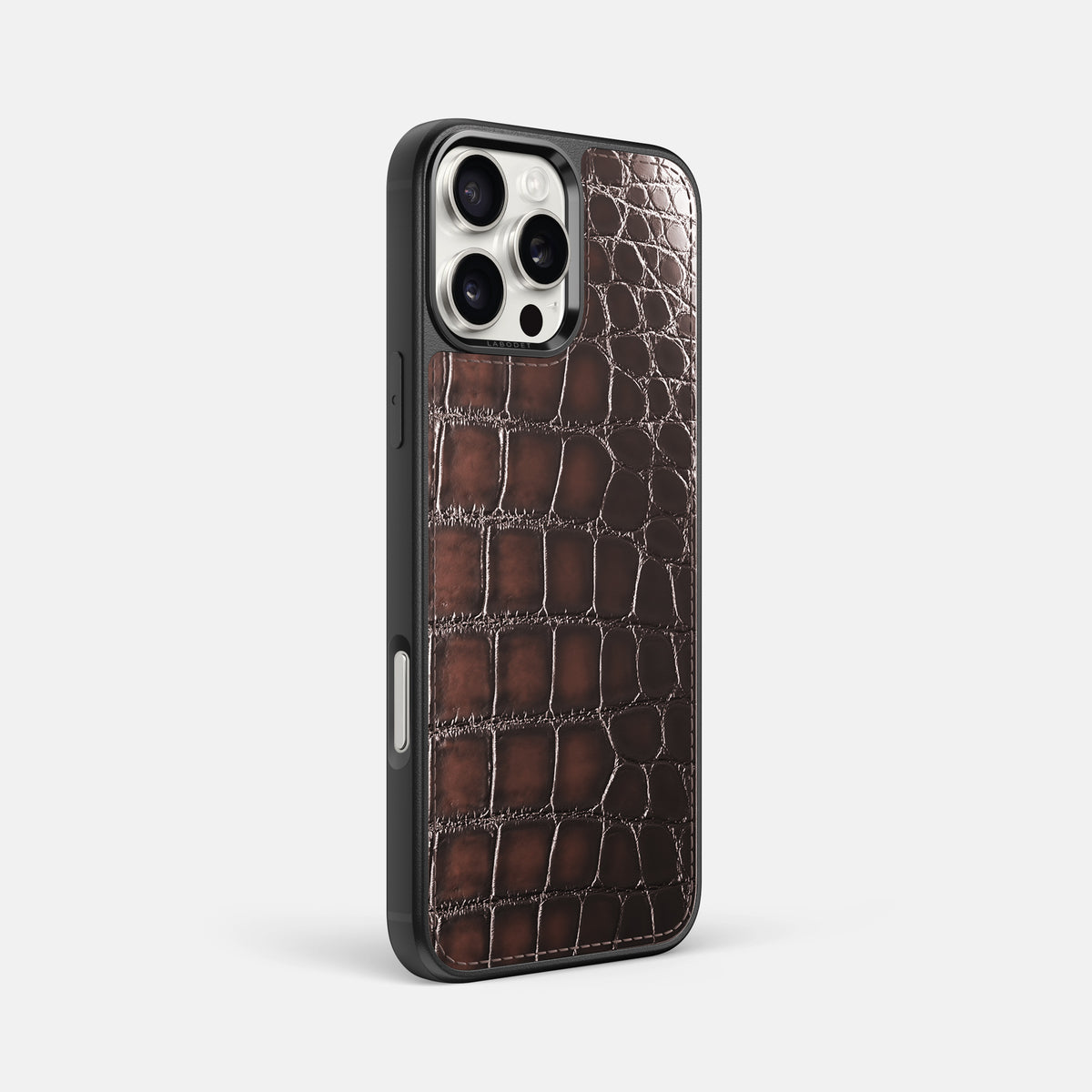 Havana-Brown iPhone 16 Pro Max Sport Case Patina Alligator -2 | Havana-Brown