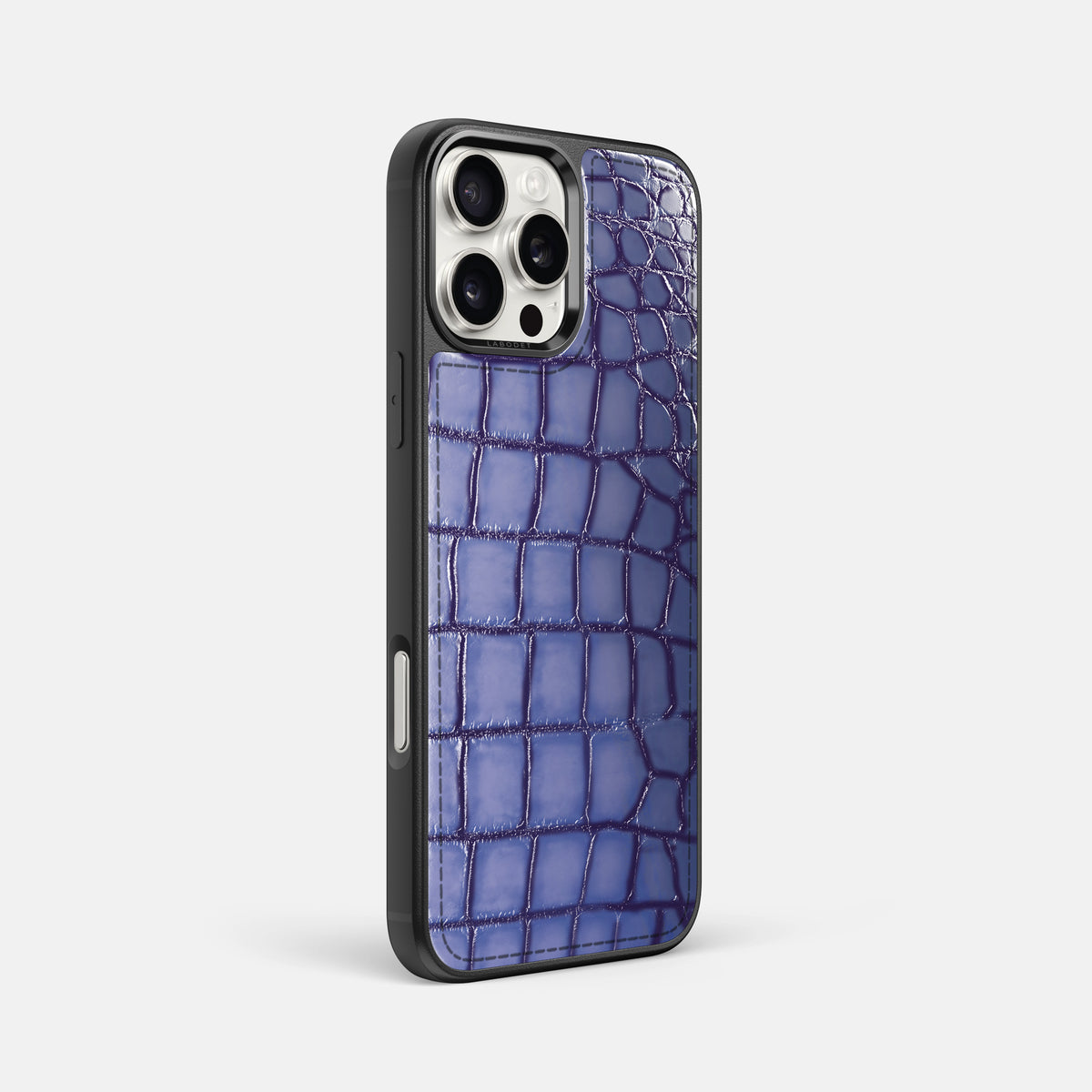 Lilac iPhone 16 Pro Max Sport Case Patina Alligator -2 | Lilac