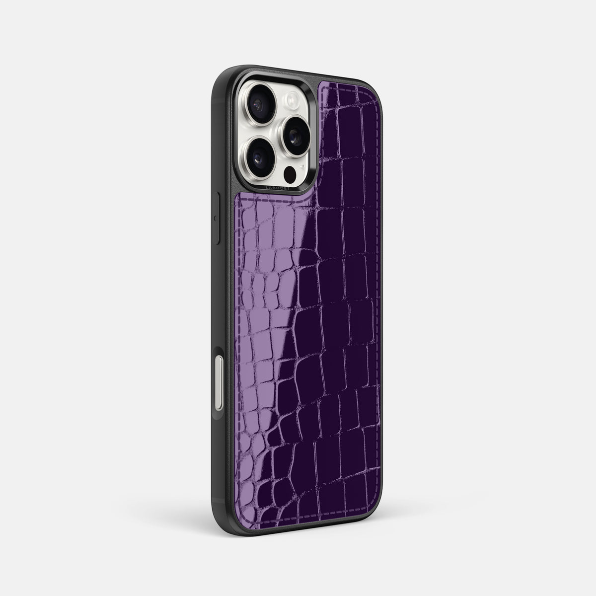 Purple iPhone 16 Pro Max Sport Case Shiny Alligator -2 | Purple