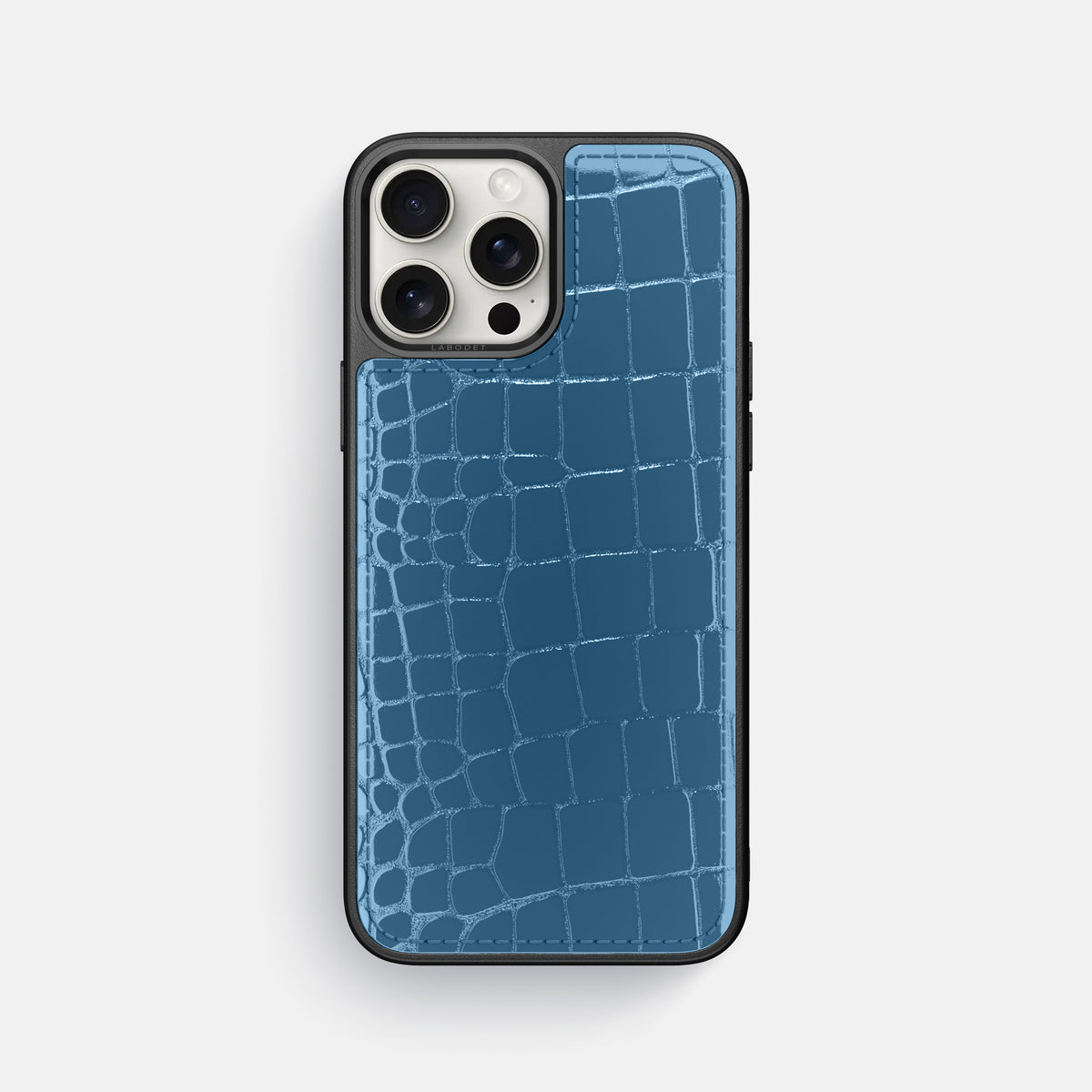 Blue iPhone 16 Pro Max Sport Case Shiny Alligator -1 | Blue