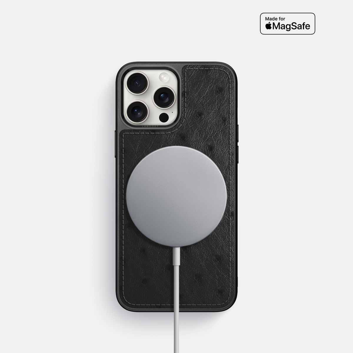 Black iPhone 16 Pro Sport Case Ostrich -5 | Black