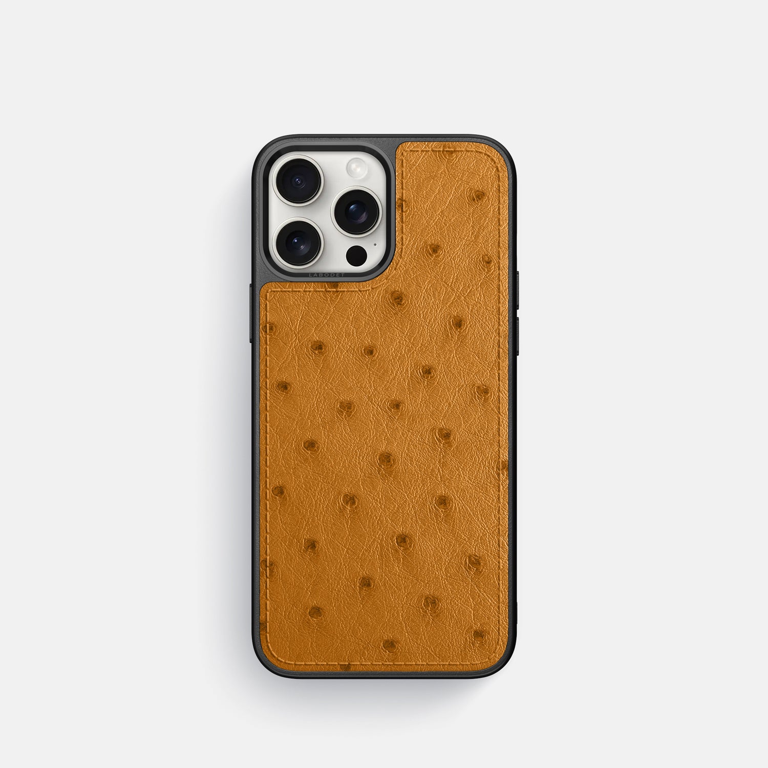 Chestnut iPhone 16 Pro Sport Case Ostrich -1 | Chestnut