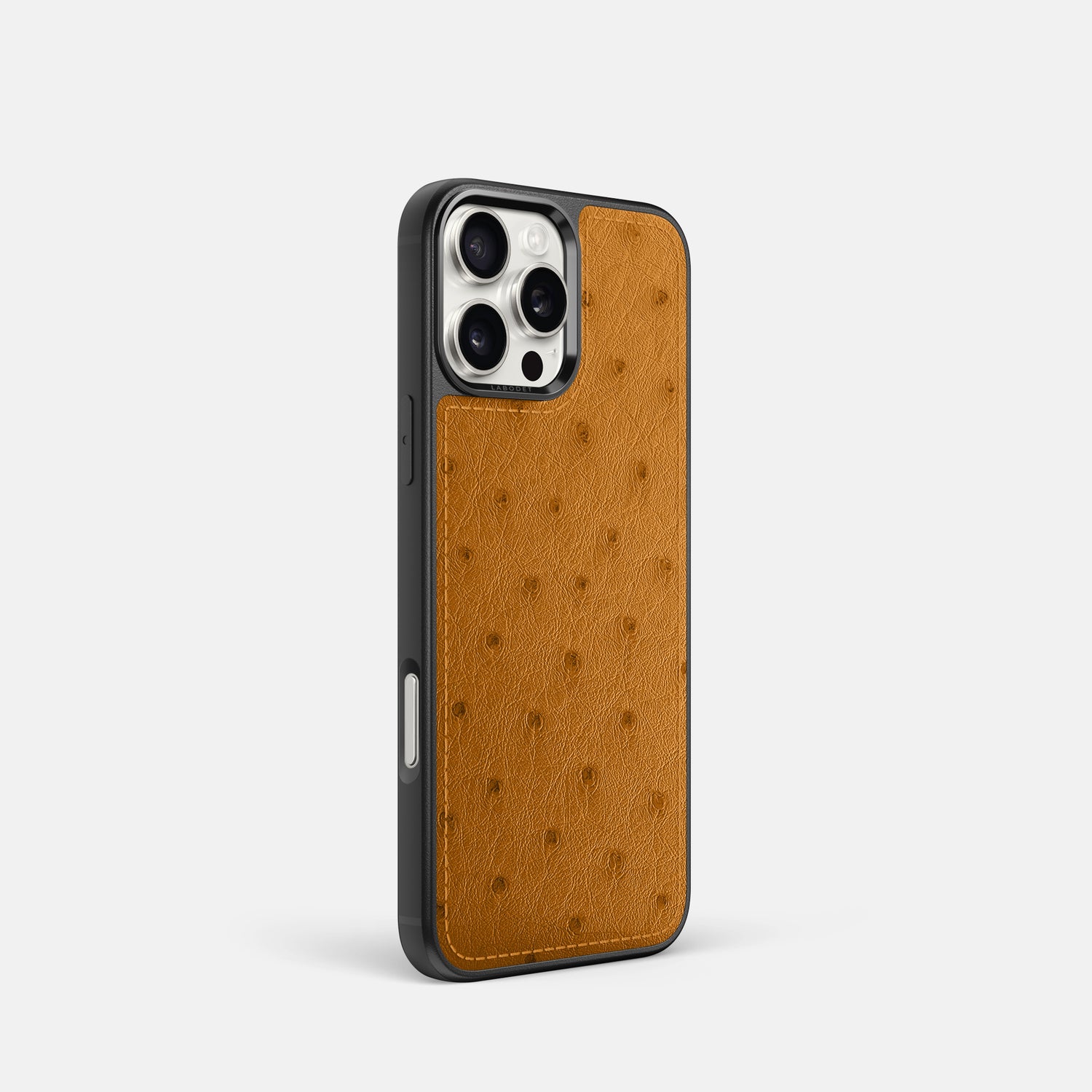 Chestnut iPhone 16 Pro Sport Case Ostrich -2 | Chestnut