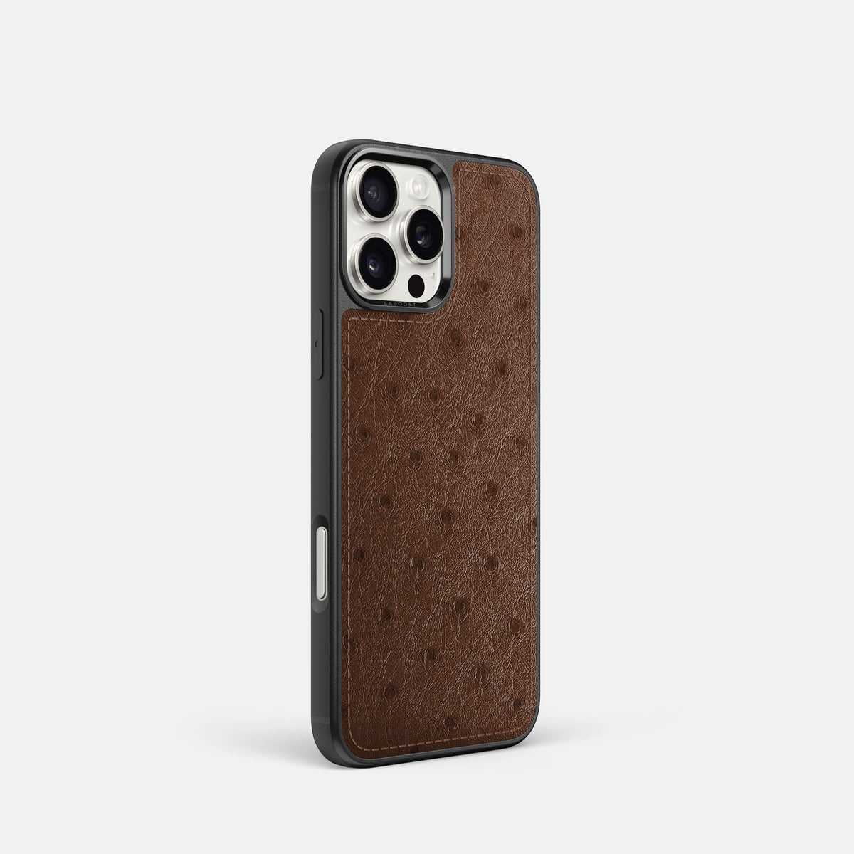 Chocolate iPhone 16 Pro Sport Case Ostrich -2 | Chocolate