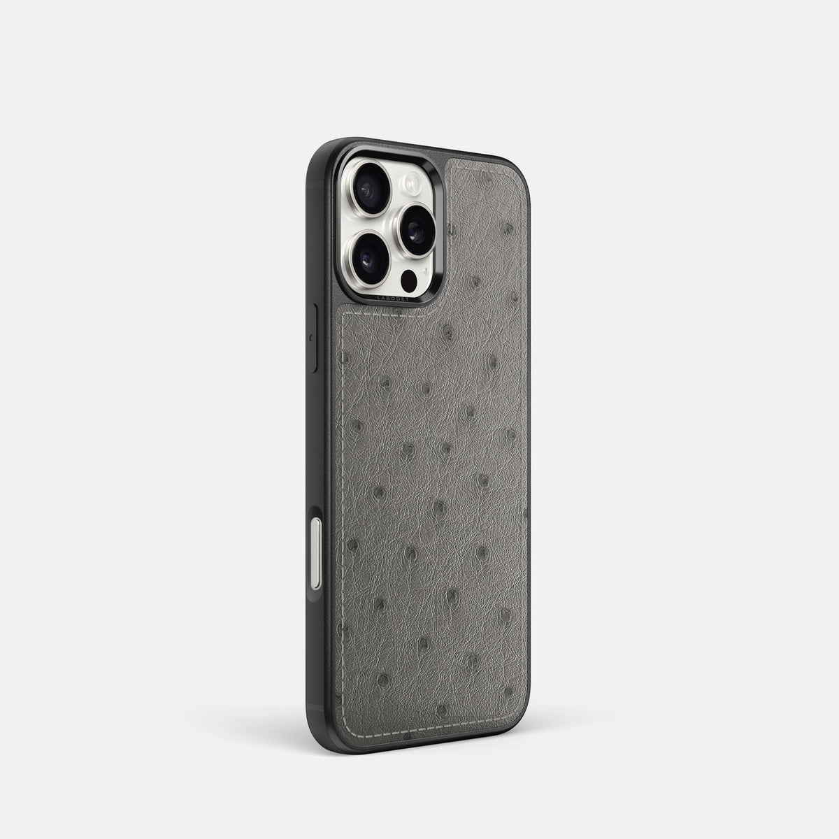 Grey iPhone 16 Pro Sport Case Ostrich -2 | Grey