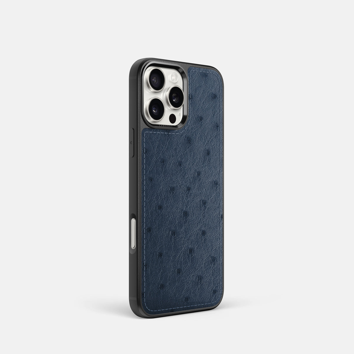 Navy-Blue iPhone 16 Pro Sport Case Ostrich -2 | Navy-Blue