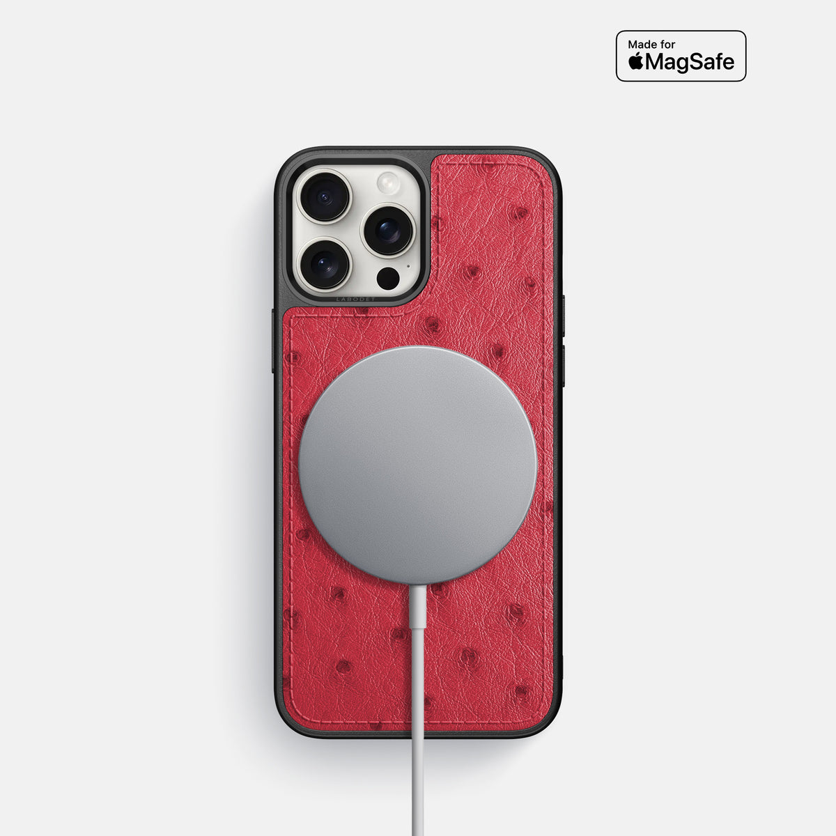 Red iPhone 16 Pro Sport Case Ostrich -5 | Red