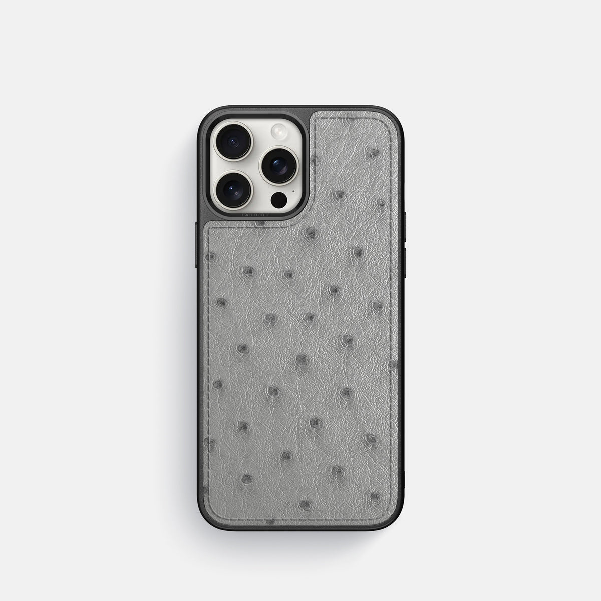 Silver iPhone 16 Pro Sport Case Ostrich -1 | Silver