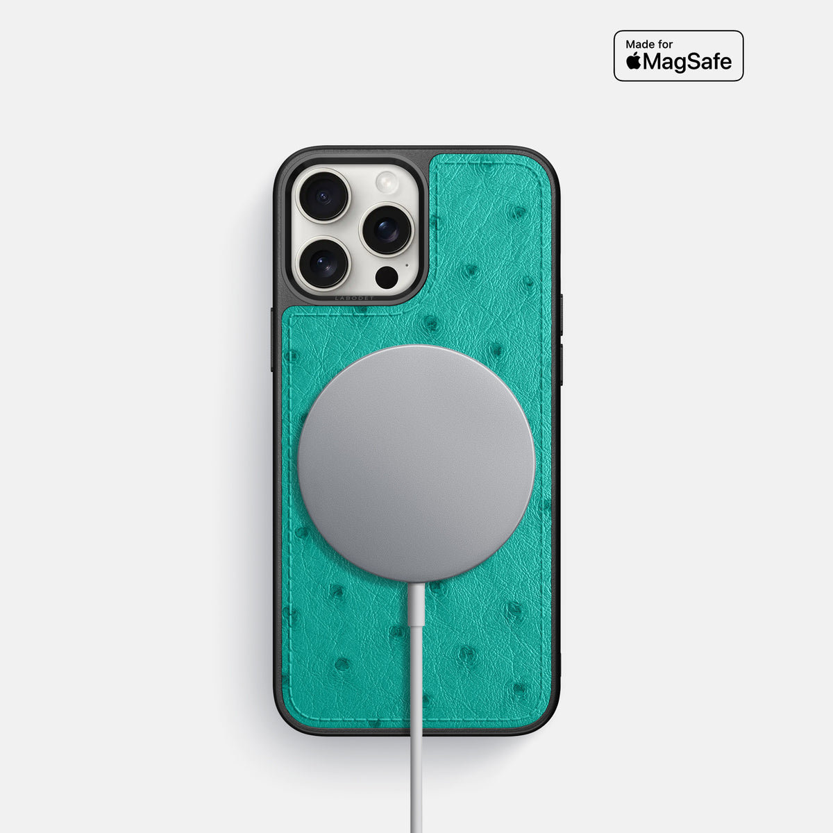 Turquoise iPhone 16 Pro Sport Case Ostrich -2 | Turquoise