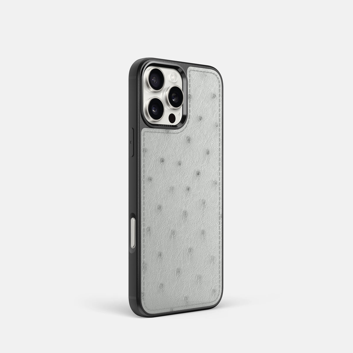 White iPhone 16 Pro Sport Case Ostrich -2 | White