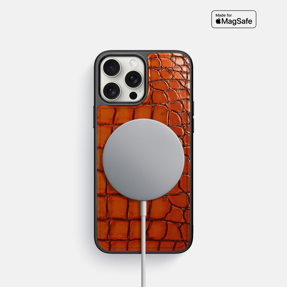 Clay-Court iPhone 16 Pro Sport Case Patina Alligator -5 | Clay-Court
