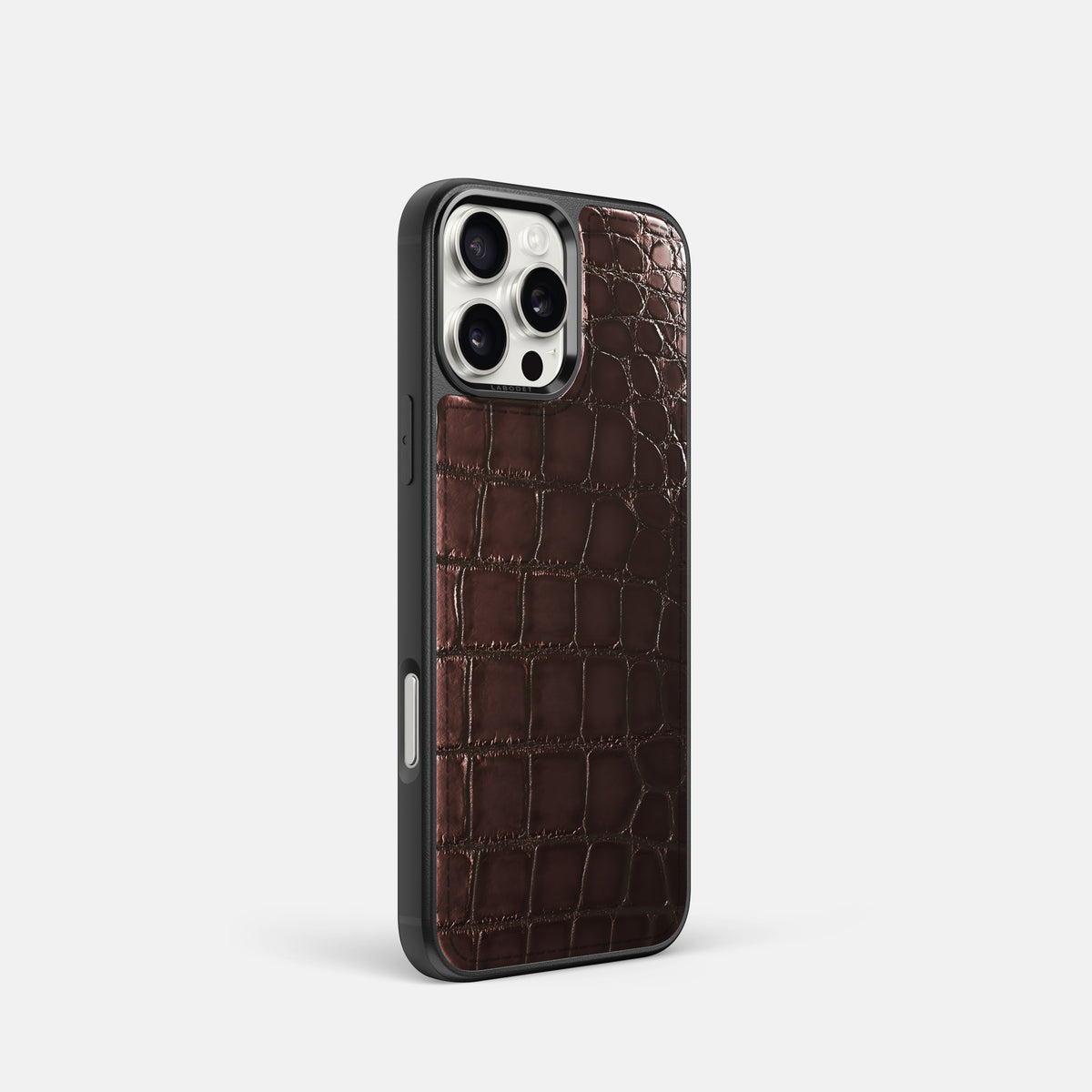 Grape-Wine iPhone 16 Pro Sport Case Patina Alligator -2 | Grape-Wine