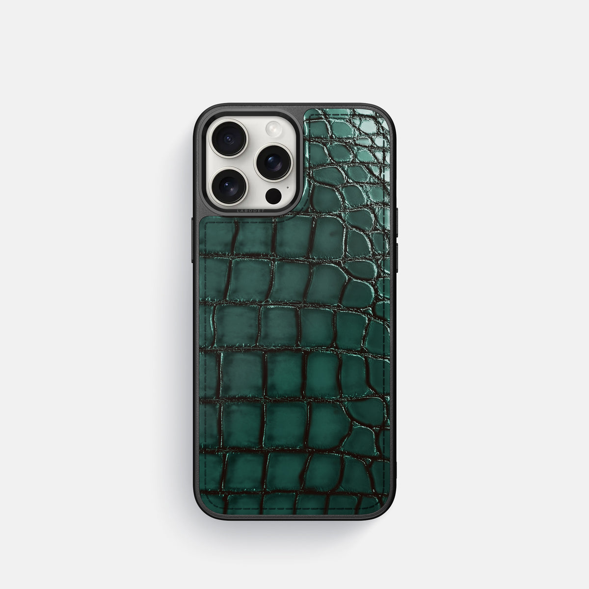 Green iPhone 16 Pro Sport Case Patina Alligator -1 | Green