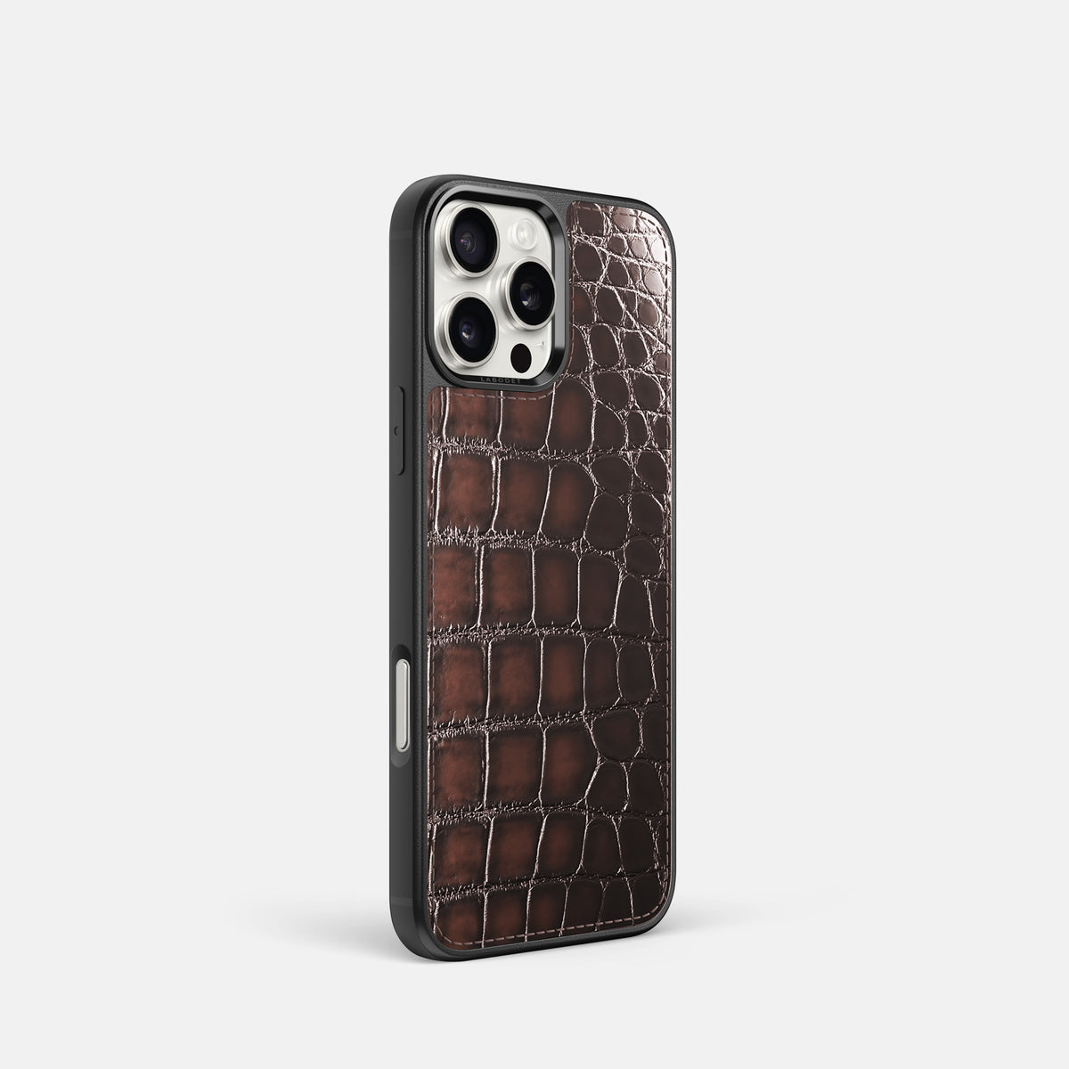 Havana-Brown iPhone 16 Pro Sport Case Patina Alligator -2 | Havana-Brown