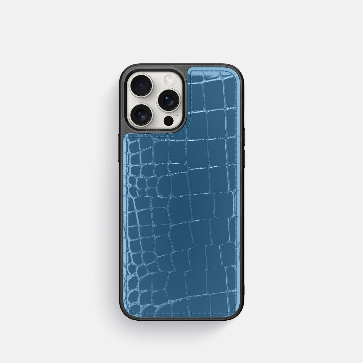 Blue iPhone 16 Pro Sport Case Shiny Alligator -1 | Blue
