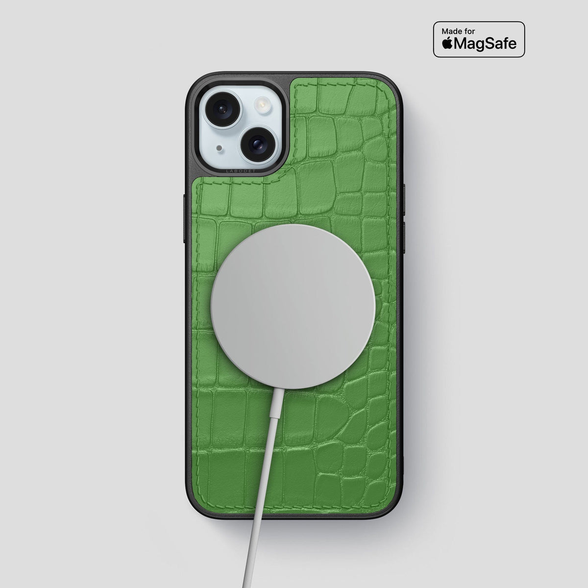 Apple-Green iPhone 15 Plus Sport Case Alligator -5 | Apple-Green