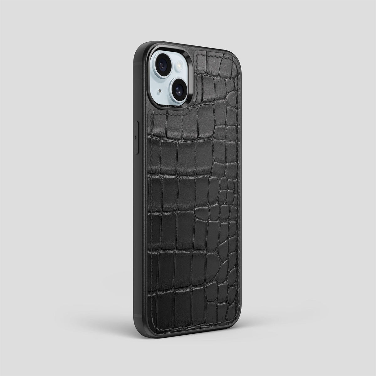 Black iPhone 15 Plus Sport Case Alligator -2 | Black