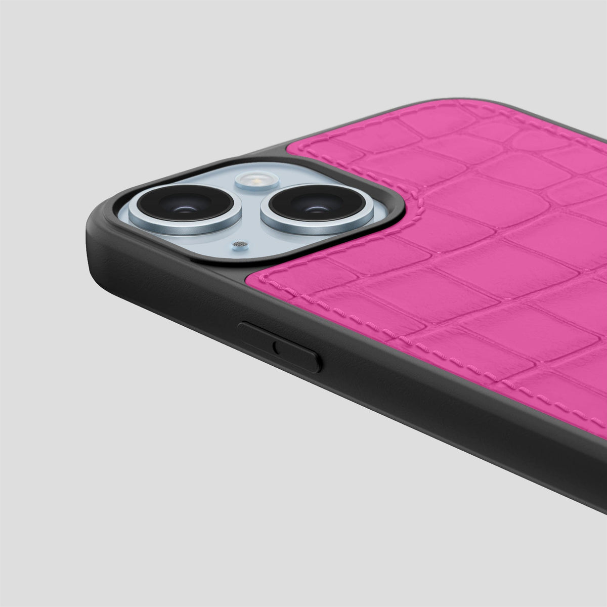 Fuchsia iPhone 15 Plus Sport Case Alligator -6 | Fuchsia