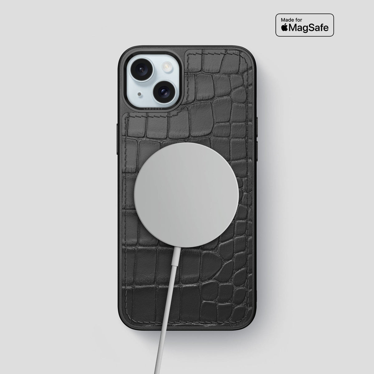 Grey iPhone 15 Plus Sport Case Alligator -5 | Grey
