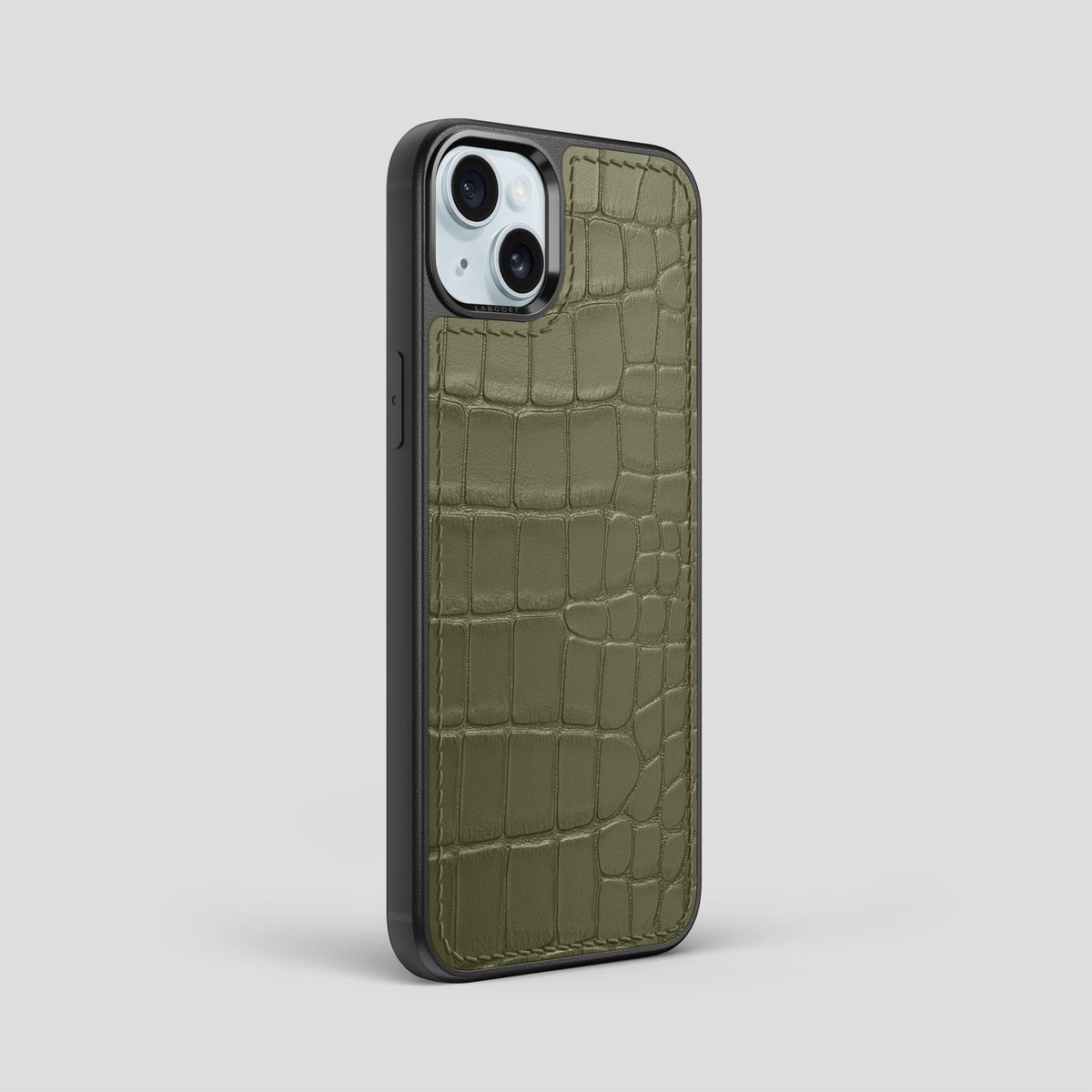 Kaki-Green iPhone 15 Plus Sport Case Alligator -2 | Kaki-Green