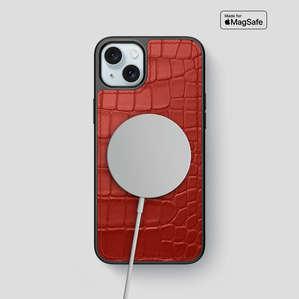 Red iPhone 15 Plus Sport Case Alligator -5 | Red
