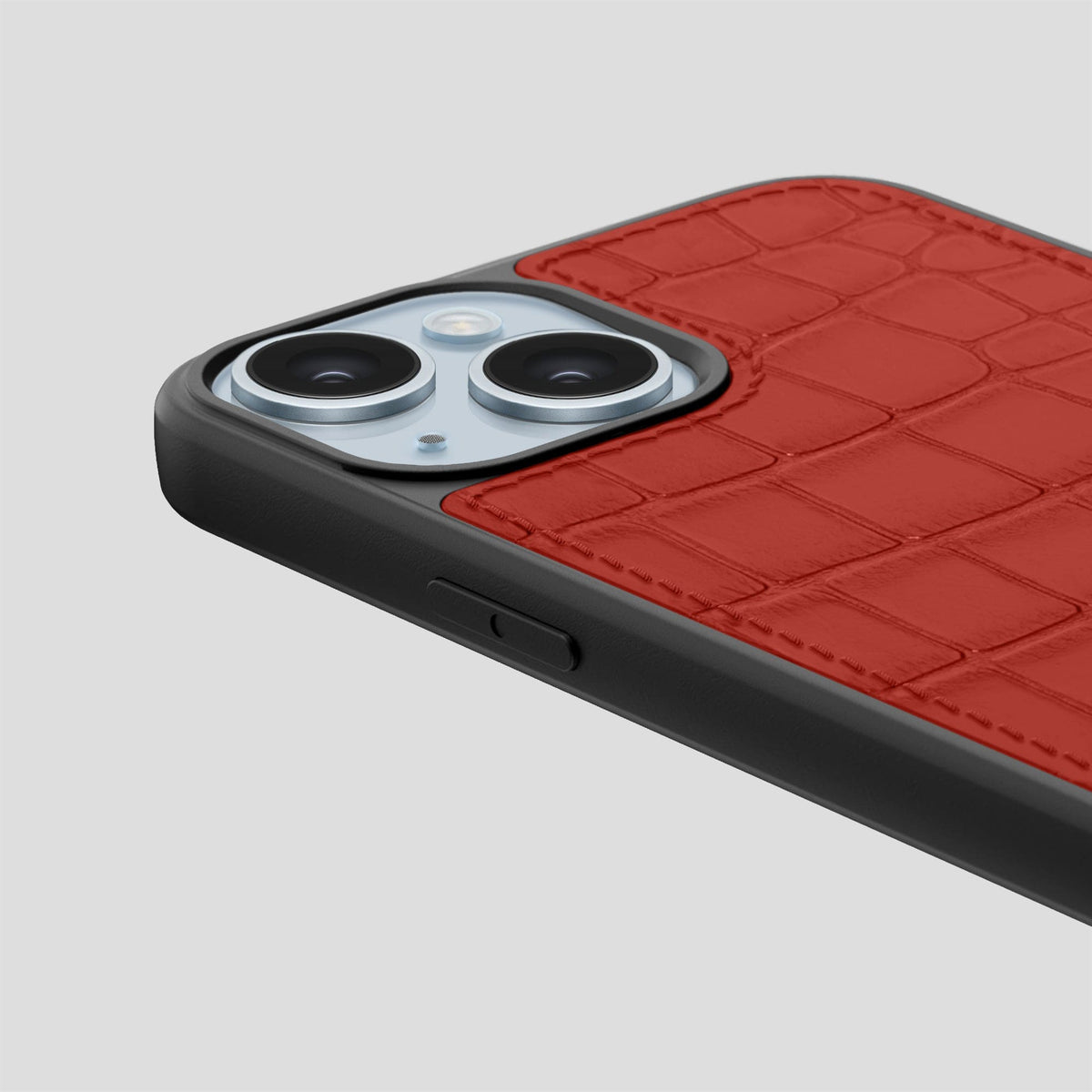 Red iPhone 15 Plus Sport Case Alligator -6 | Red