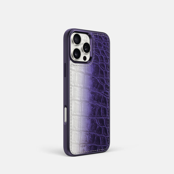 Toned Sport Case For iPhone 16 Pro In Himalayan Crocodile