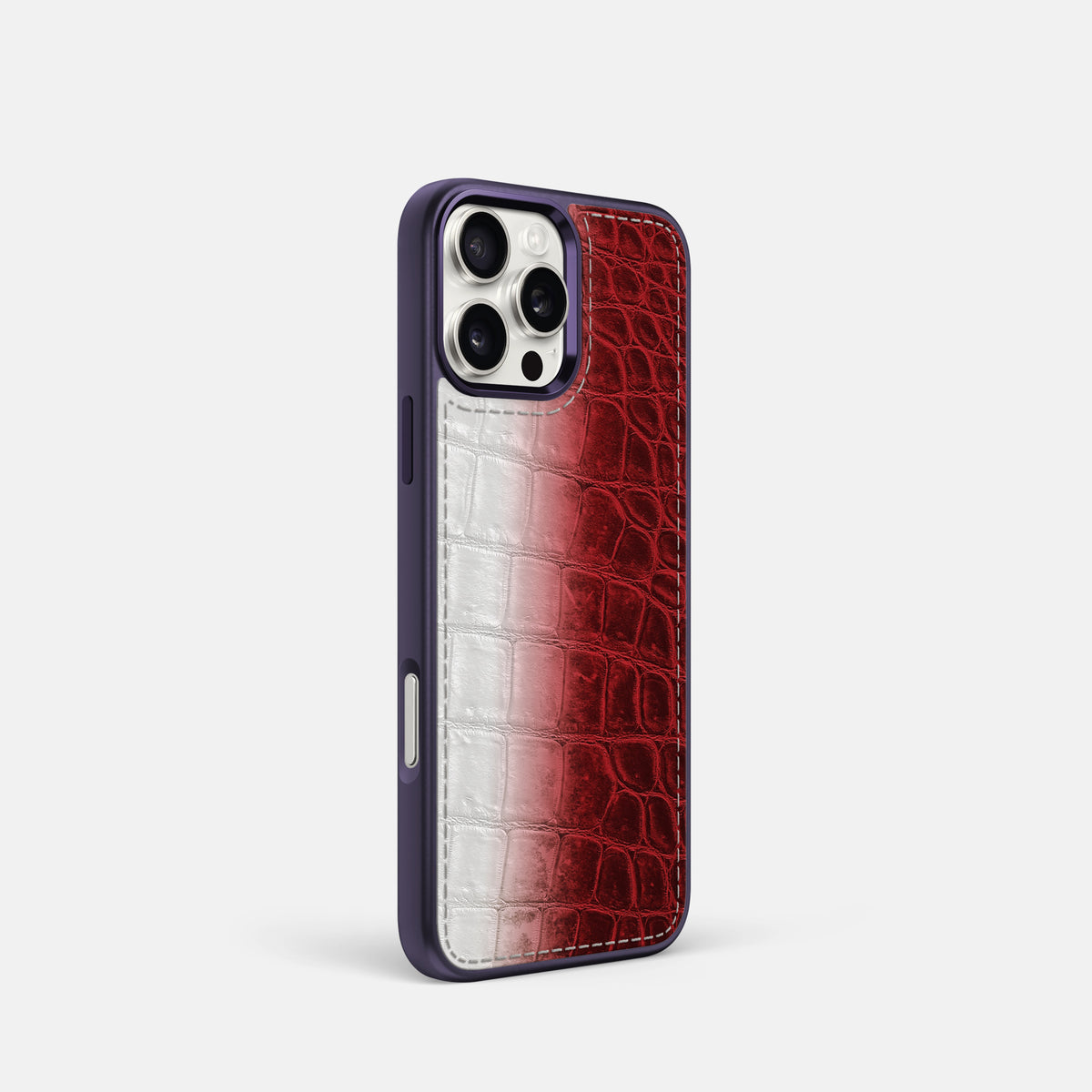 Red iPhone 16 Pro Toned Sport Case with Purple -2 | Red-Purple