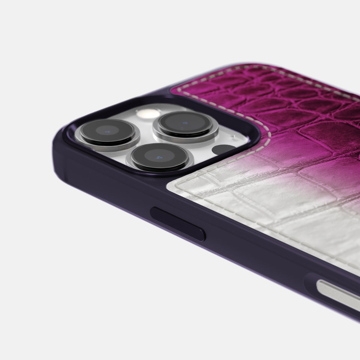 Fuchsia iPhone 16 Pro Max Toned Sport Case with Purple -5 | Fuchsia-Purple