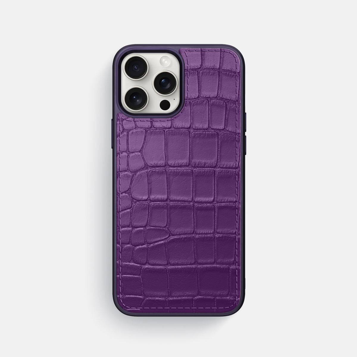 Purple iPhone 16 Pro Max Toned Sport Case In Alligator with Purple -1 | Purple-Purple