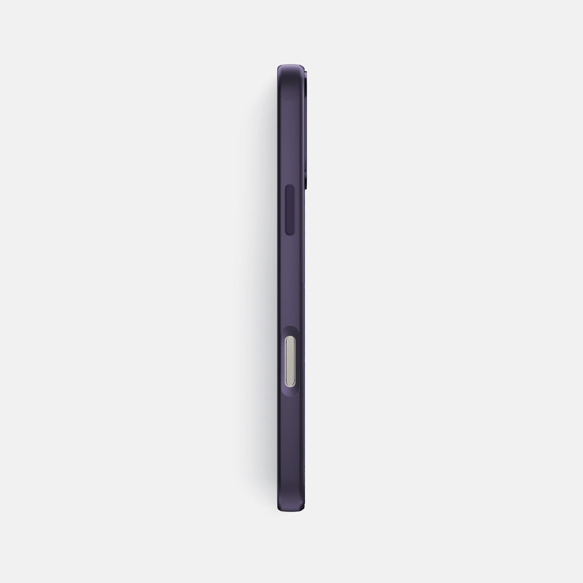 Silver iPhone 16 Pro Max Toned Sport Case with Purple -3 | Silver-Purple