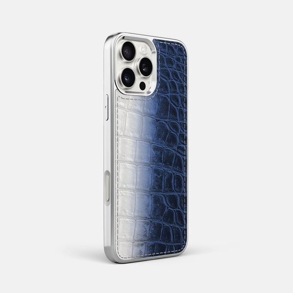 Glossy Sport Case For iPhone 16 Pro Max In Himalayan Crocodile