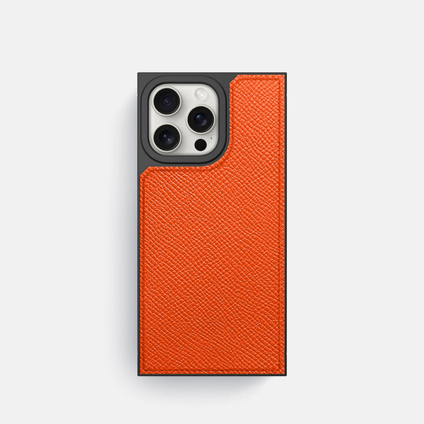Square Case For iPhone 16 Pro In Epsom-Style Calf