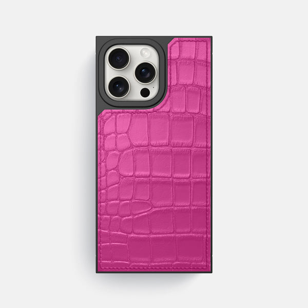 Square Case For iPhone 16 Pro Max In Alligator