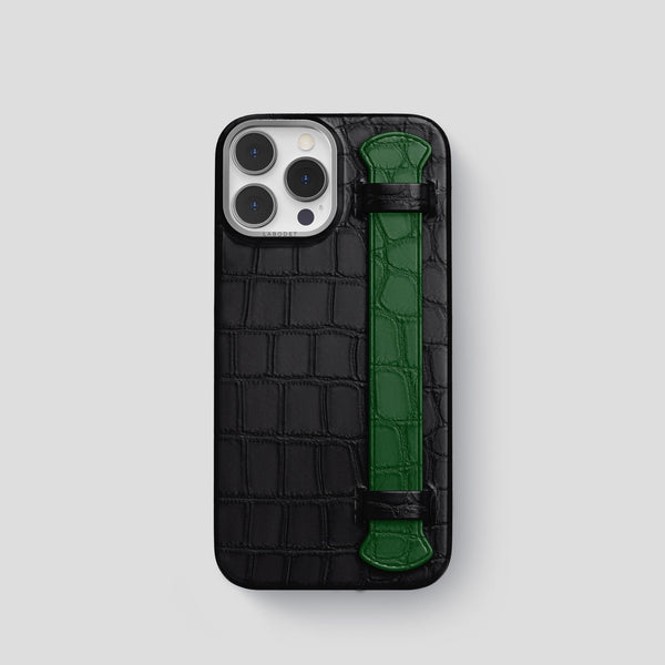 Handle Case Coloré For iPhone 15 Pro In Alligator