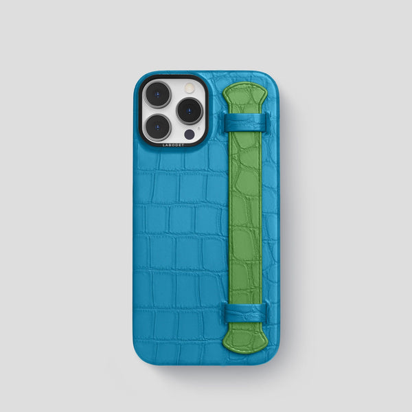 iPhone 14 Pro Handle Case Coloré Alligator | MagSafe
