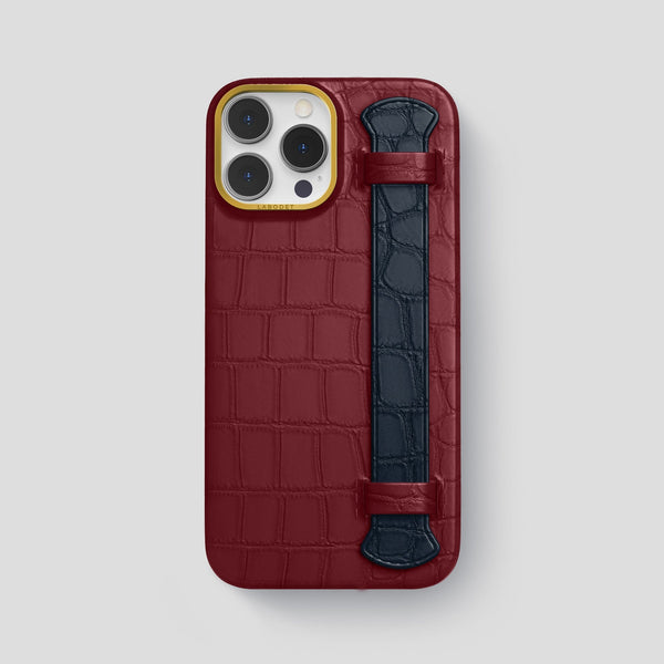 Handle Case Coloré For iPhone 14 Pro Max In Alligator