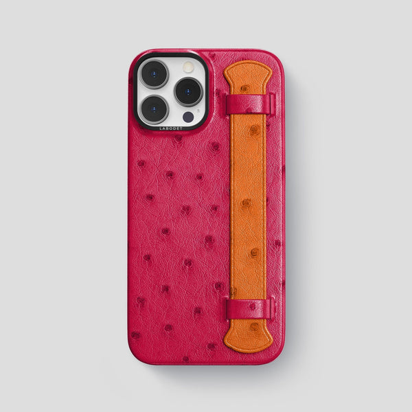 Handle Case Coloré For iPhone 14 Pro Max In Ostrich