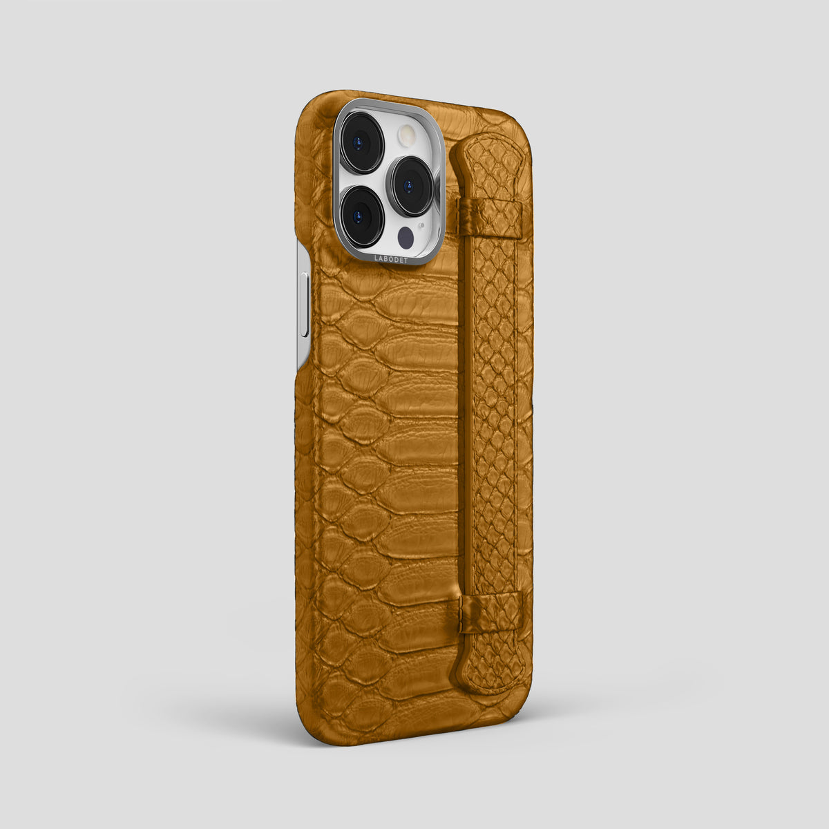 Honey iPhone 15 Pro Max Handle Case Python with Steel Metal -2 | Honey-Steel