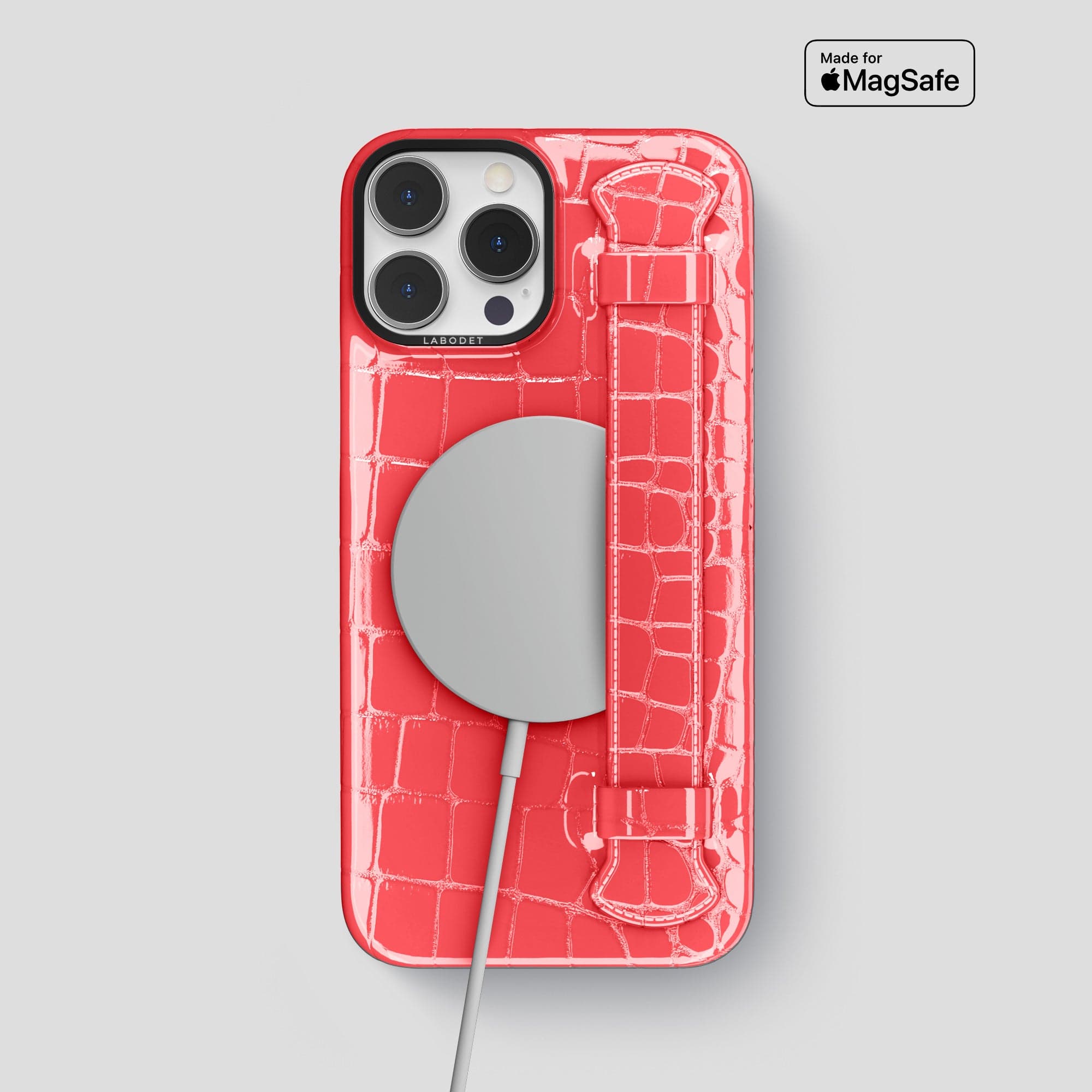 Handle Case For iPhone 14 Pro Max In Shiny Alligator – Labodet