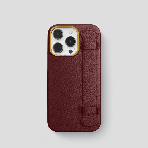 Handle Case For iPhone 15 Pro In Calf