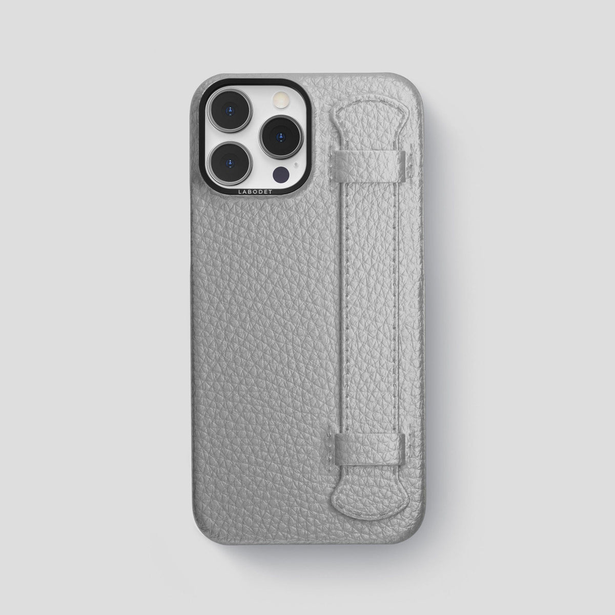 Nuage iPhone 15 Pro Max Strap Case Calf with Black Metal -1 | Nuage-Black