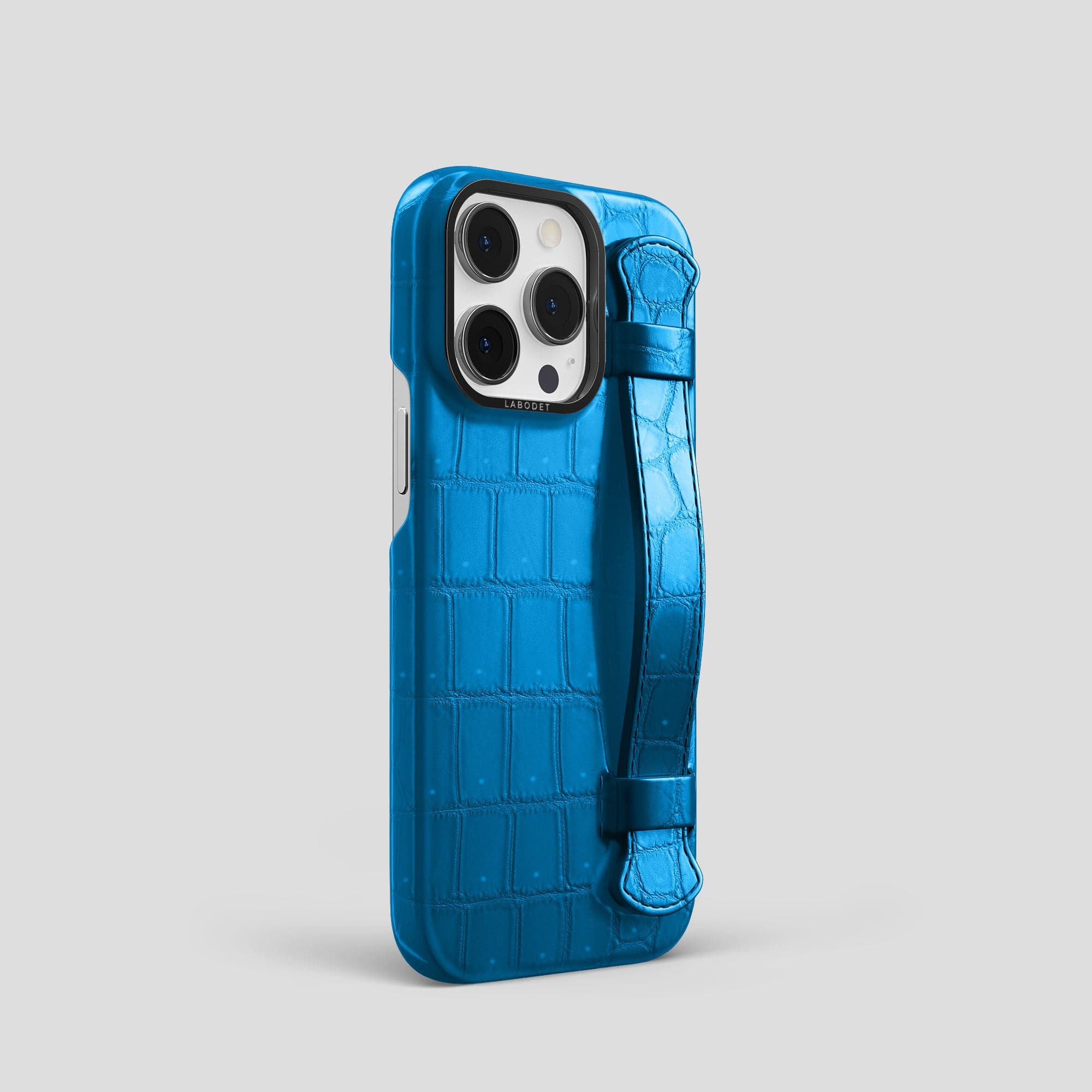 Handle Case For iPhone 15 Pro In Porosus Crocodile – Labodet