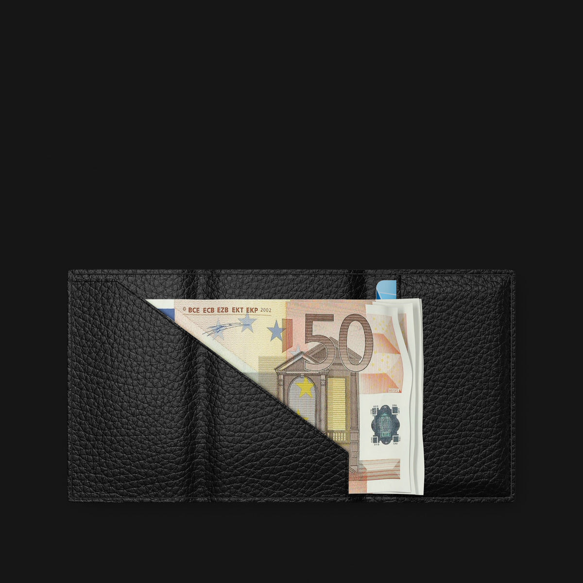 Edition-Black Tri-Fold Alligator with Black Metal -3 | Edition-Black-Black