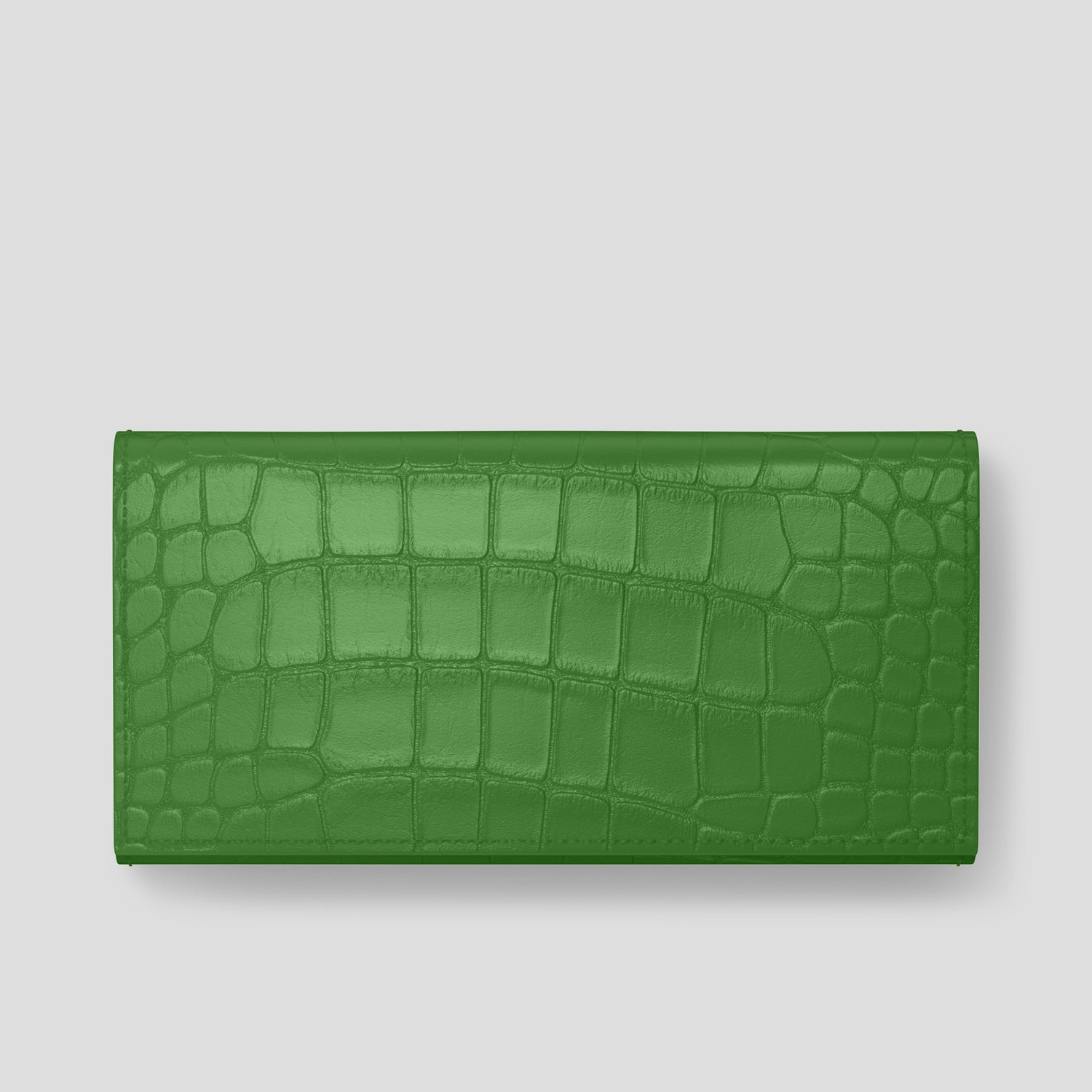 Apple-Green iPhone 15 Pro Wallet Alligator -3 | Apple-Green